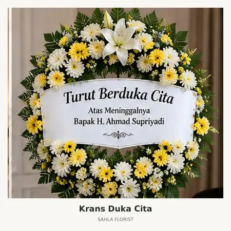 Krans Bunga Duka Magelang Selatan